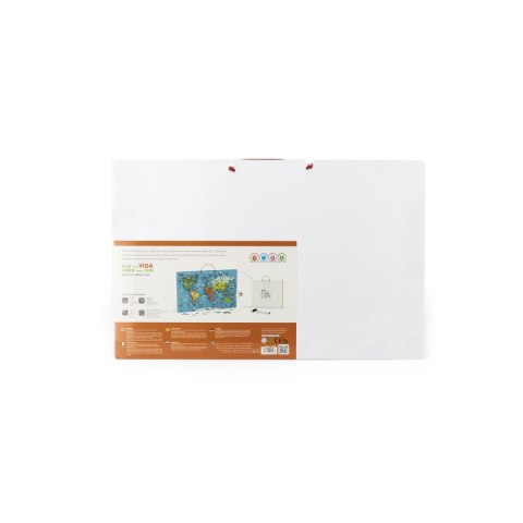 Drewniana Tablica Edukacyjna 2w1 z Magnetyczną Mapą Świata – Viga, Montessori, 106 Elementów Drewniana Tablica Edukacyjna 2w1 z Magnetyczną Mapą Świata – Viga, Montessori, 106 Elementów