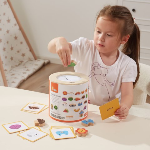 Drewniana Gra W Ciemno – Dotknij i Poczuj, Sortowanie i Losowanie Wzorów, Montessori Drewniana Gra W Ciemno – Dotknij i Poczuj, Sortowanie i Losowanie Wzorów, Montessori