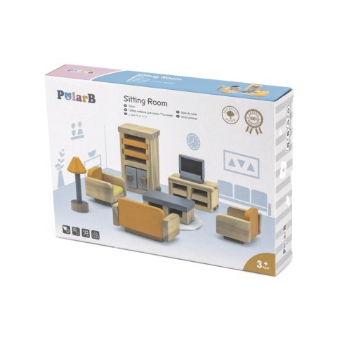 Drewniane mebelki do domku dla lalek – salon PolarB Drewniane mebelki do domku dla lalek – salon PolarB