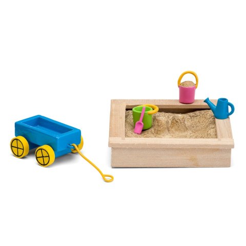Akcesoria do domku dla lalek – piaskownica, zestaw zabawek dla dzieci, Lundby Akcesoria do domku dla lalek – piaskownica, zestaw zabawek dla dzieci, Lundby