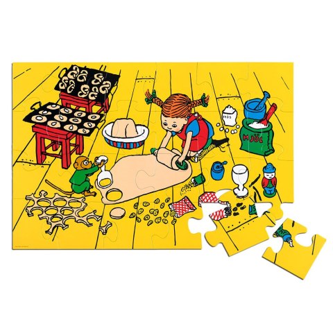 Ogromne puzzle podłogowe Pippi Langstrumpf – 24 elementy