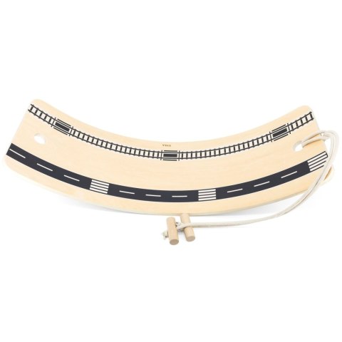 Drewniana deska balansująca z filcem Viga do ćwiczeń równowagi