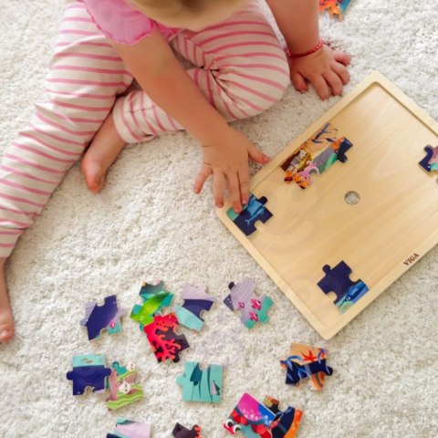 Drewniane puzzle układanka 24 el. „Sekrety Morza”