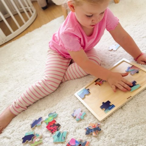 Drewniane puzzle układanka 24 el. „Sekrety Morza”