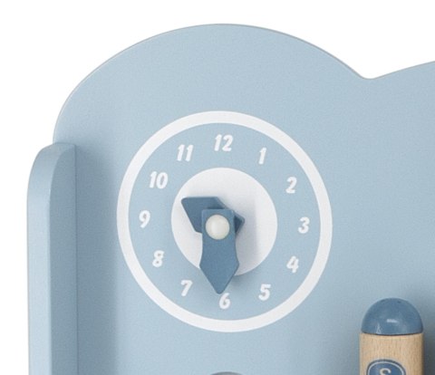 Drewniana kuchnia z akcesoriami – Silver Blue